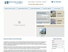 Tablet Screenshot of bostonhomes.net